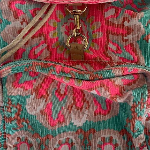 Striped block print backpack Vineyard Vines. - Picture 3 of 6